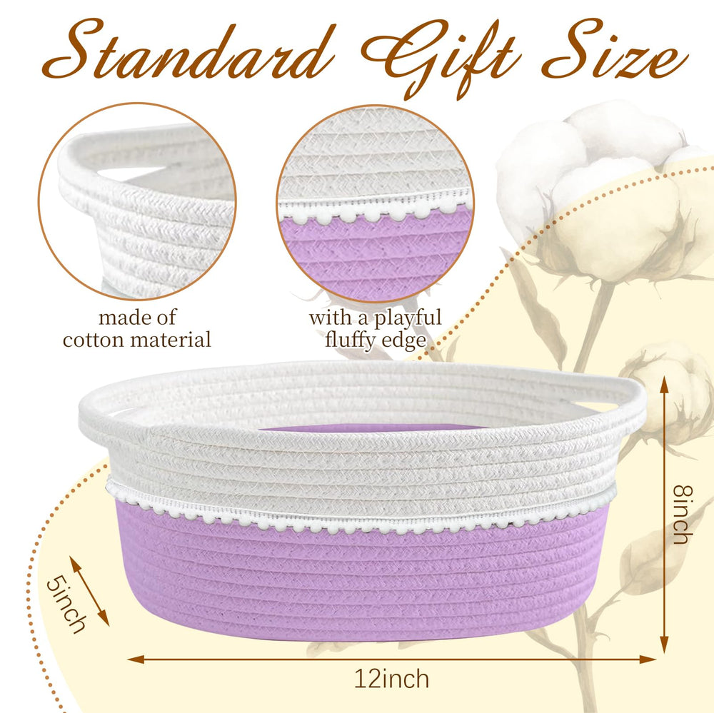 RVEAFA dual-tone white and purple design adds cute decorative flair.