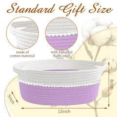 RVEAFA dual-tone white and purple design adds cute decorative flair.