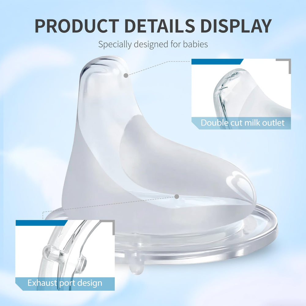 RXZHZYM silicone spout supports transition from bottle to cup for kids.