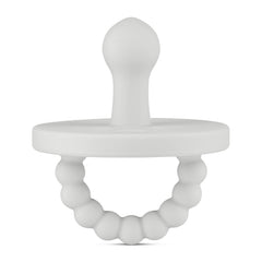 Ryan & Rose Cutie PAT Bulb Pacifier Grey soothes without teeth with gentle comfort.