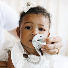 Ryan & Rose Cutie PAT Shield with breathing holes promotes airflow and comfort.