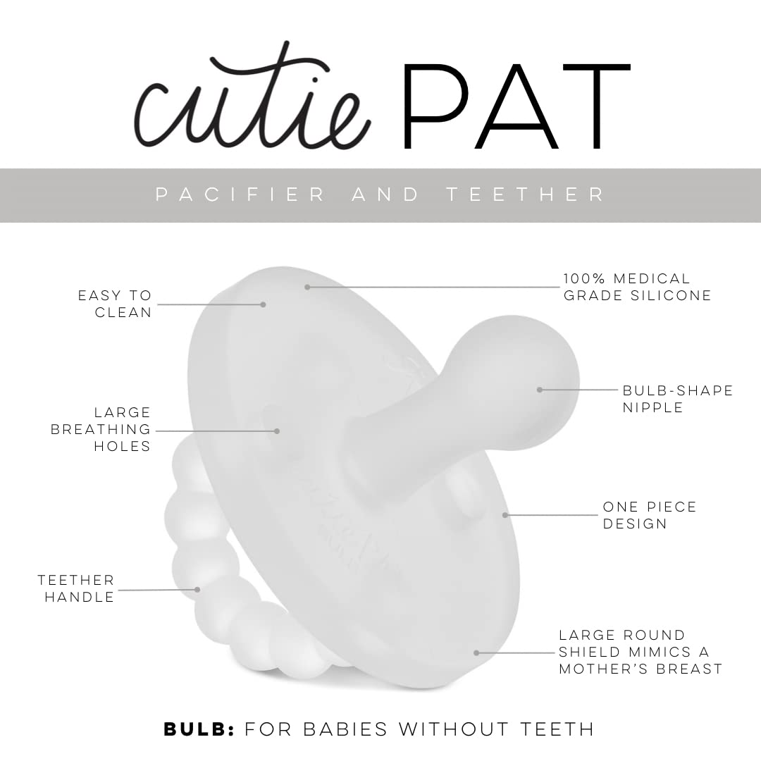 Ryan & Rose Cutie PAT teether handle aiding grip and gum comfort