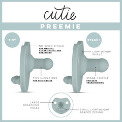 Ryan & Rose Cutie PAT teether Mist color swirl engages baby attention and soothes