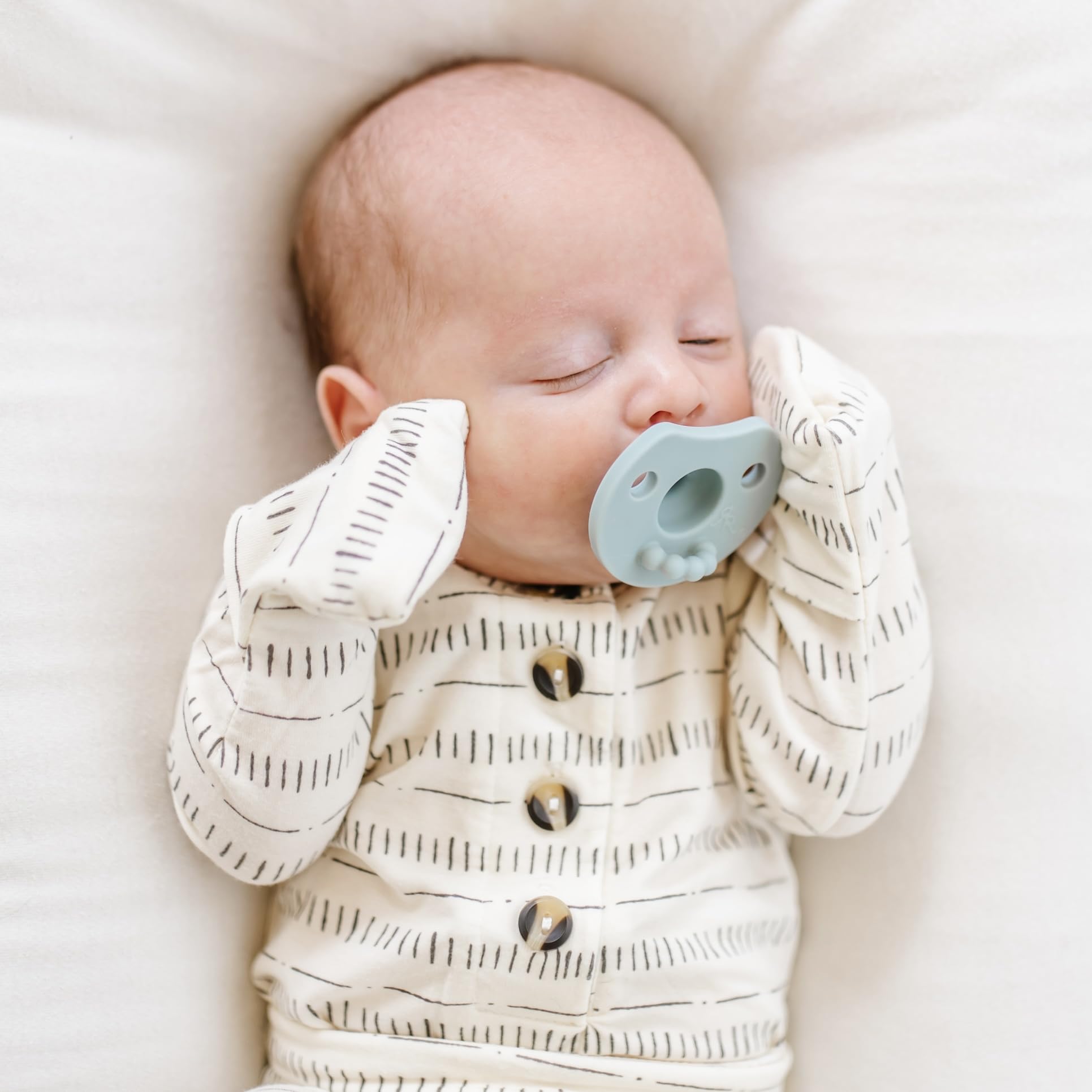Ryan & Rose Cutie PAT teether preemie kit contents neatly arranged for caregiver quick prep
