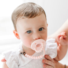 Ryan and Rose Cutie Clip Judy silicone material detail for durability and easy cleaning.