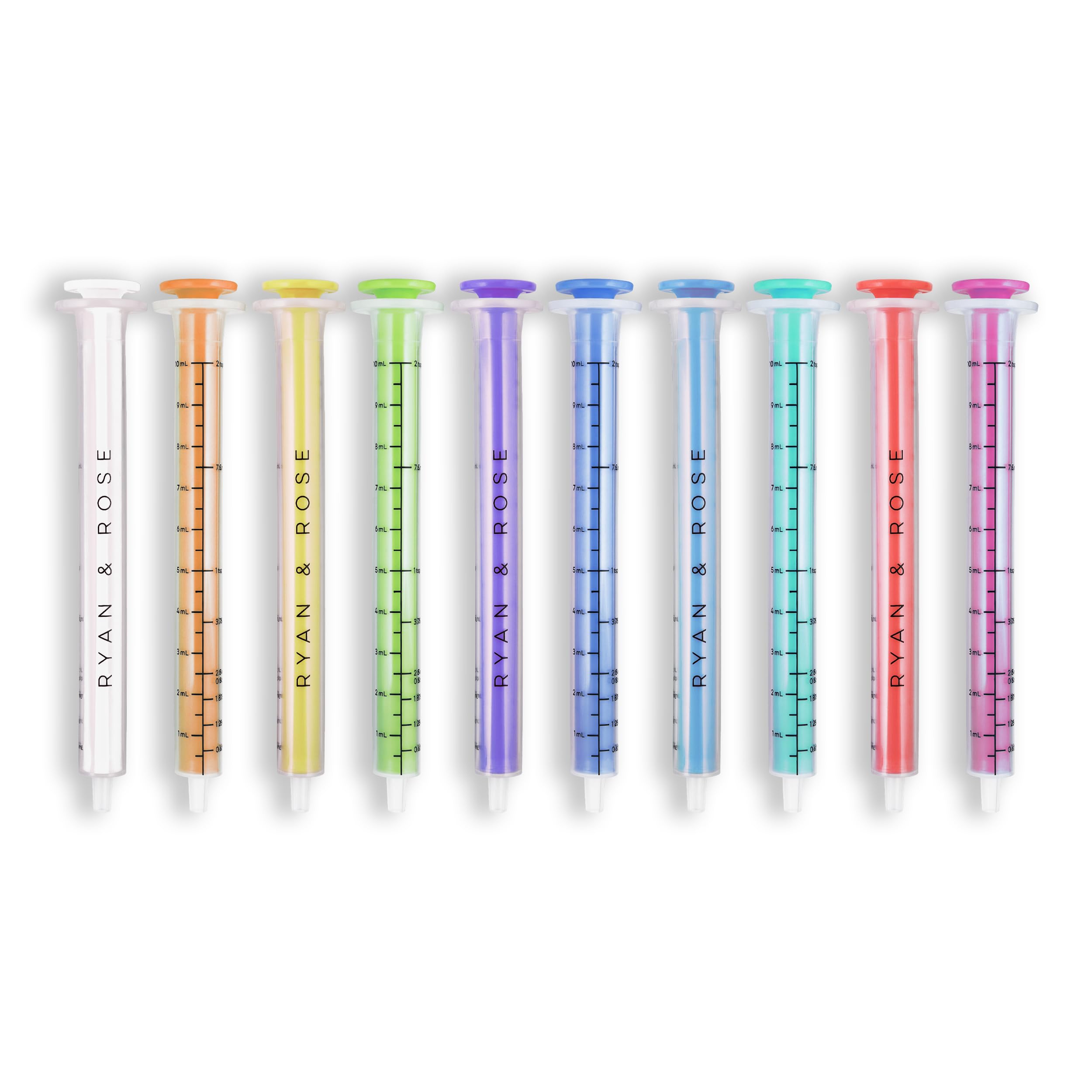 Ryan & Rose Cutie Dose bottle-fit demonstrates compatibility with major bottle sizes for quick dosing.