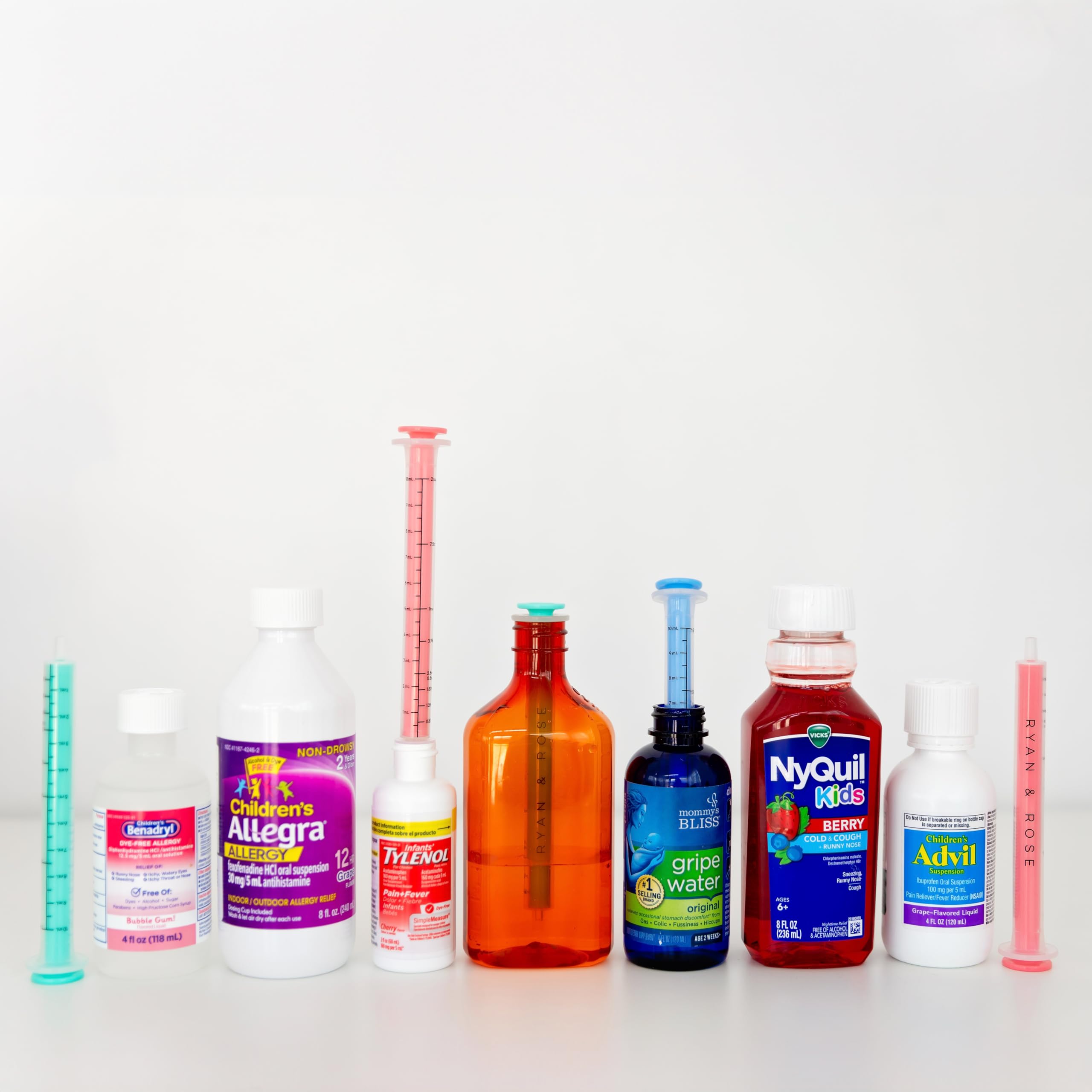 Ryan & Rose Cutie Dose dose-delivery shows easy administration up to 10 mL.