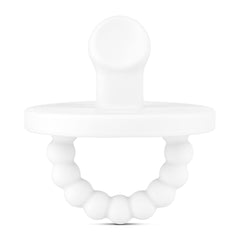 Ryan & Rose Cutie PAT Slant pacifier shows soothing nipple for infant comfort.