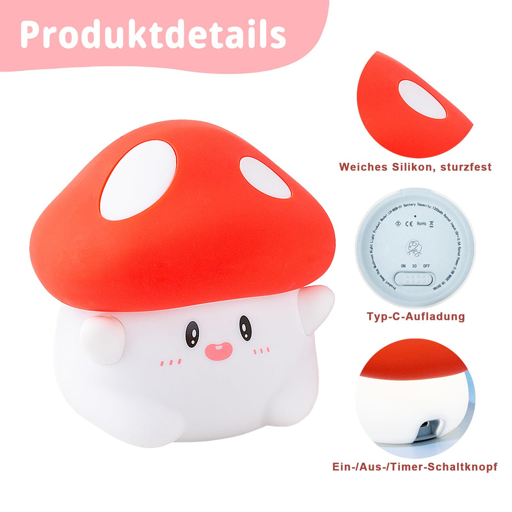 Rytinazzz cute mushroom design adds charm to any room