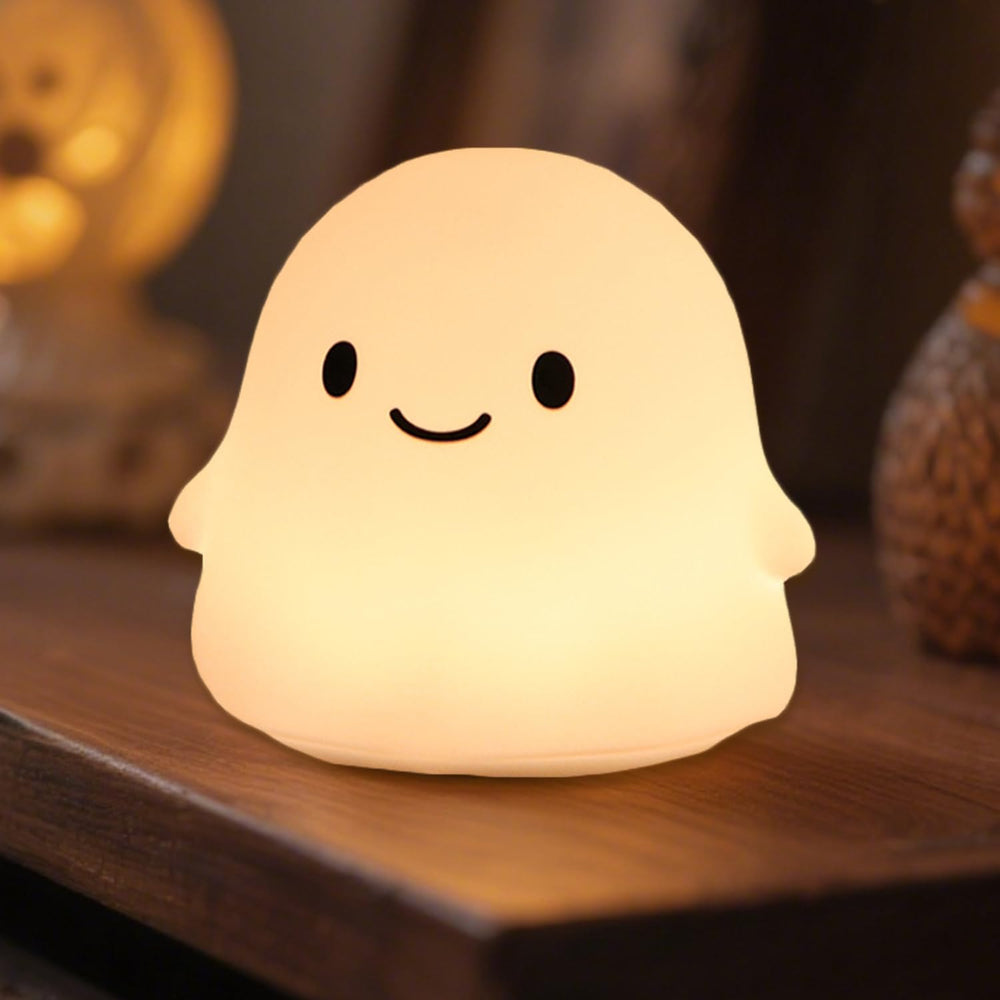 Rytinazzz Halloween Ghost Night Light casts a gentle bedtime glow for kids