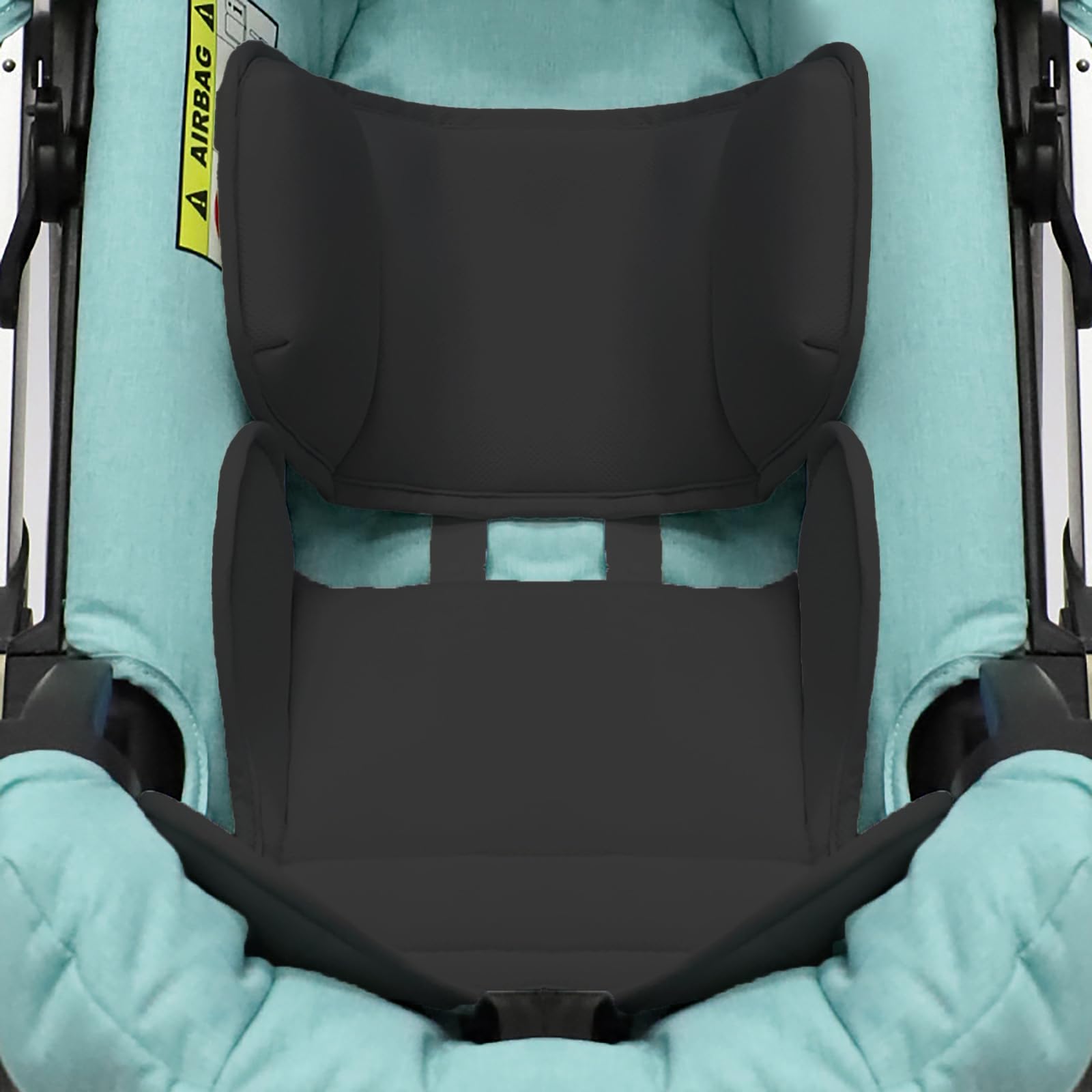 RYXCGXJ infant insert breathable mesh keeps baby cool during trips.