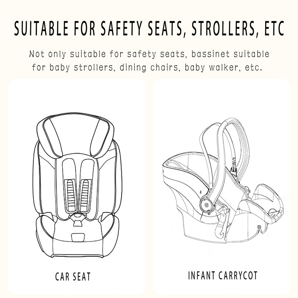 RYXCGXJ infant insert with side-protection enhances baby stability.