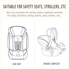 RYXCGXJ infant insert with side-protection enhances baby stability.