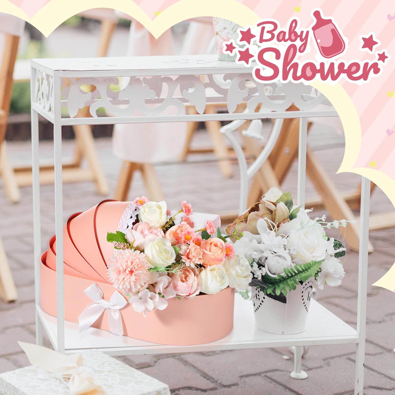 Sabary wedding favors or gifts styled in a cradle-inspired flower box