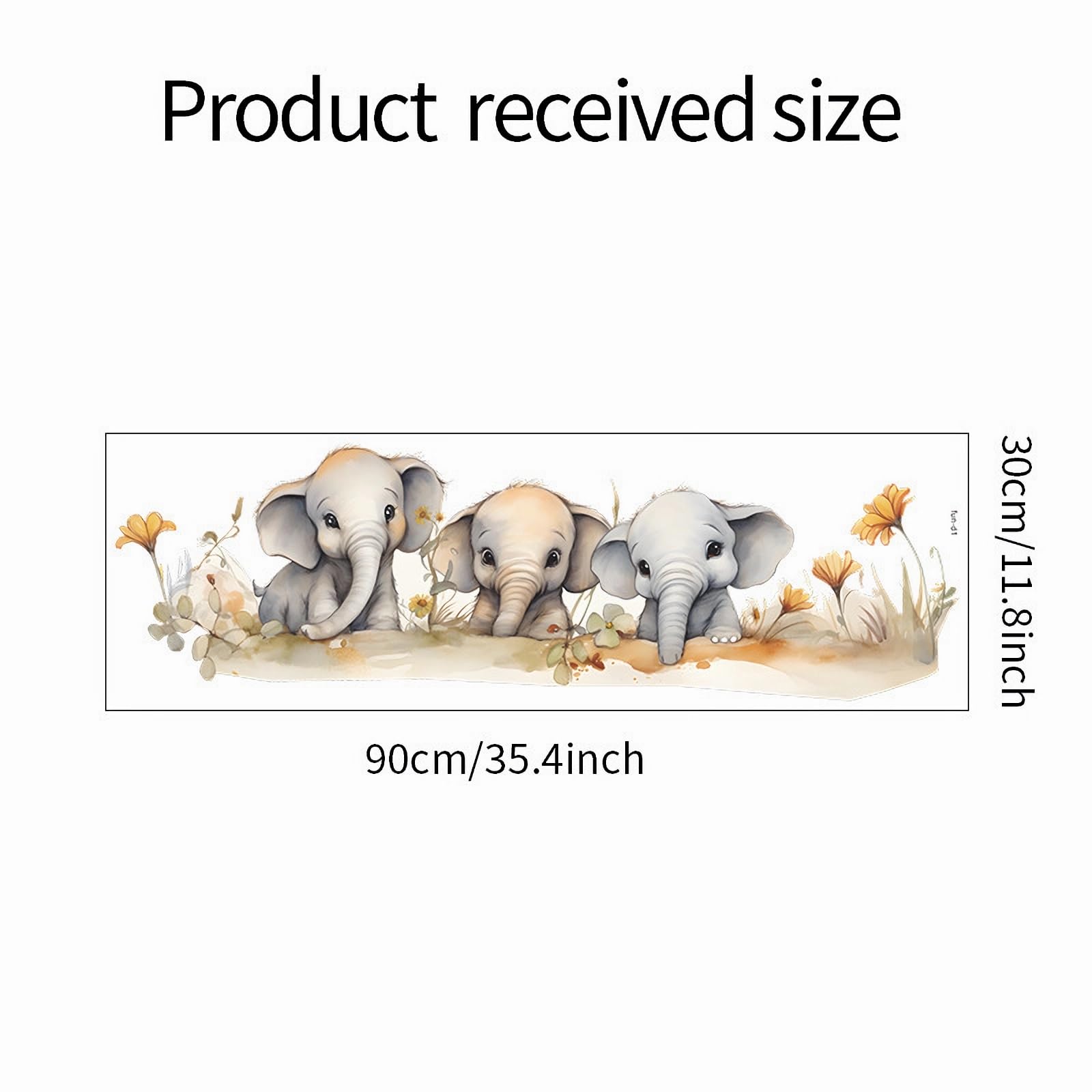 sacinora Baby elephant close-up shows semi-gloss finish and clear detail