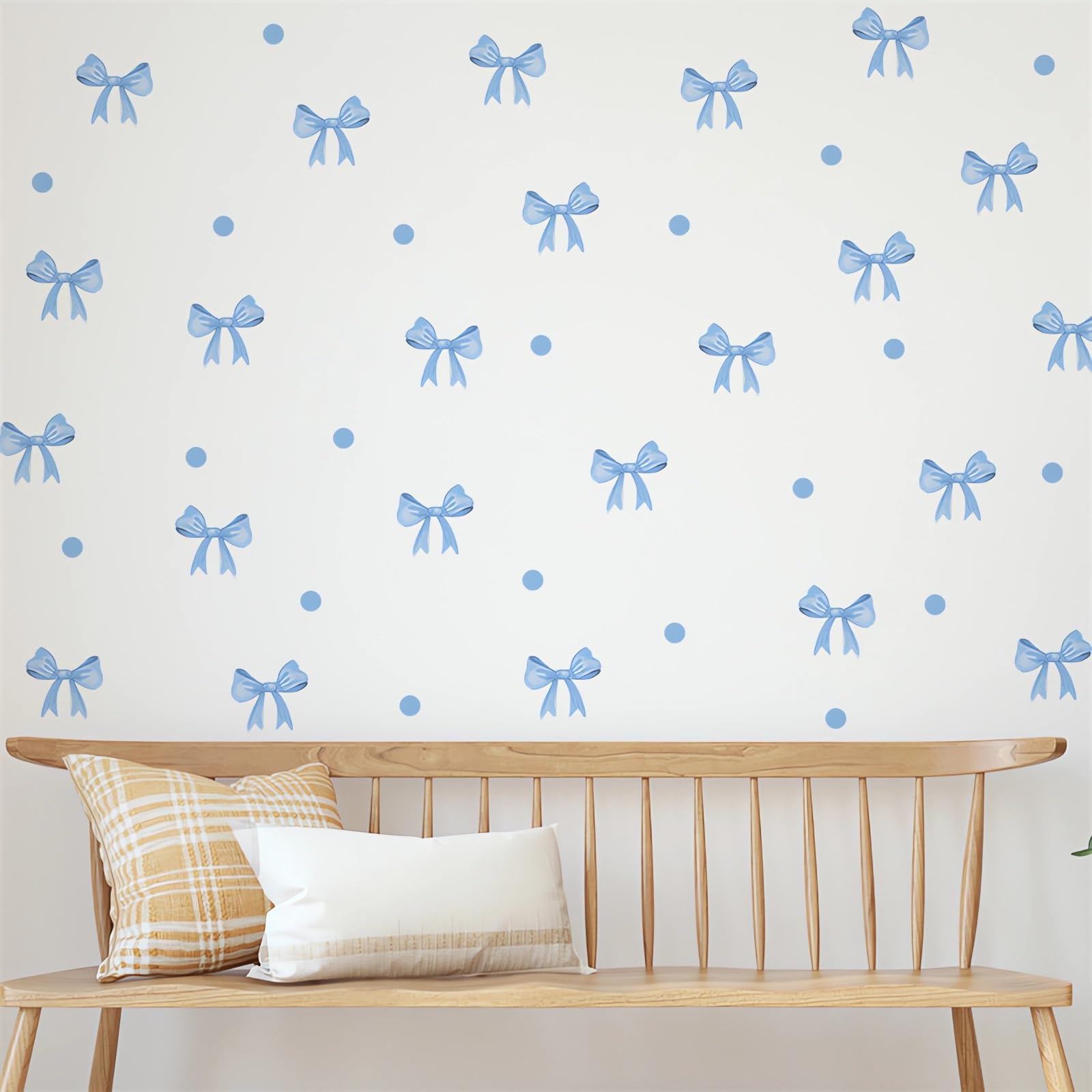 Sacinora bedroom decor bowknot wall stickers offer versatile placement on furniture and walls.