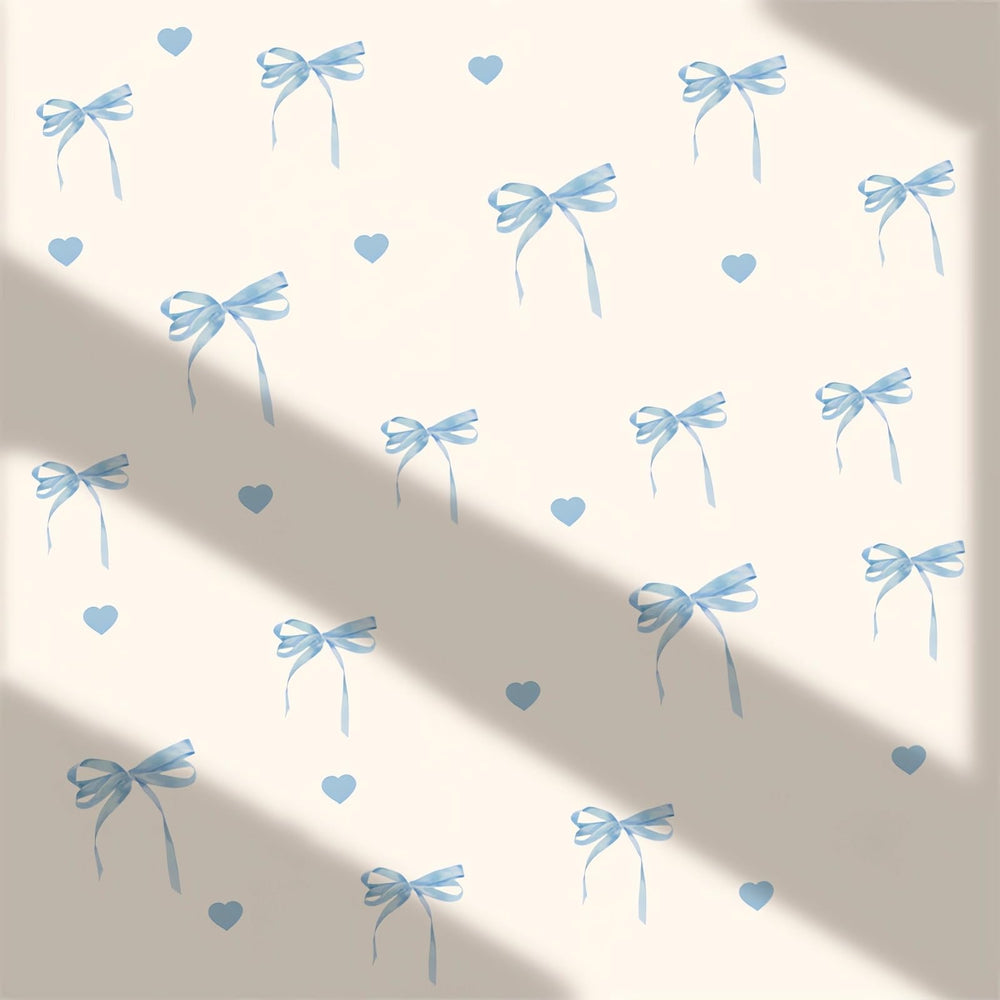Sacinora bow knot love pattern decal ideal for kid-friendly party decor.