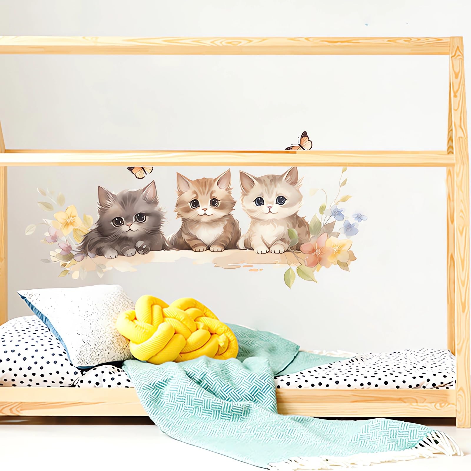 sacinora Cozy Kittens kindergarten-decor fits classrooms and kids study spaces.
