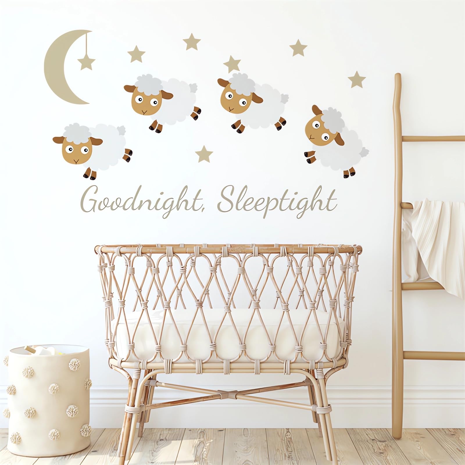 sacinora kids nursery wall art stickers add whimsical charm and easy customization.