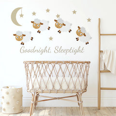 sacinora kids nursery wall art stickers add whimsical charm and easy customization.