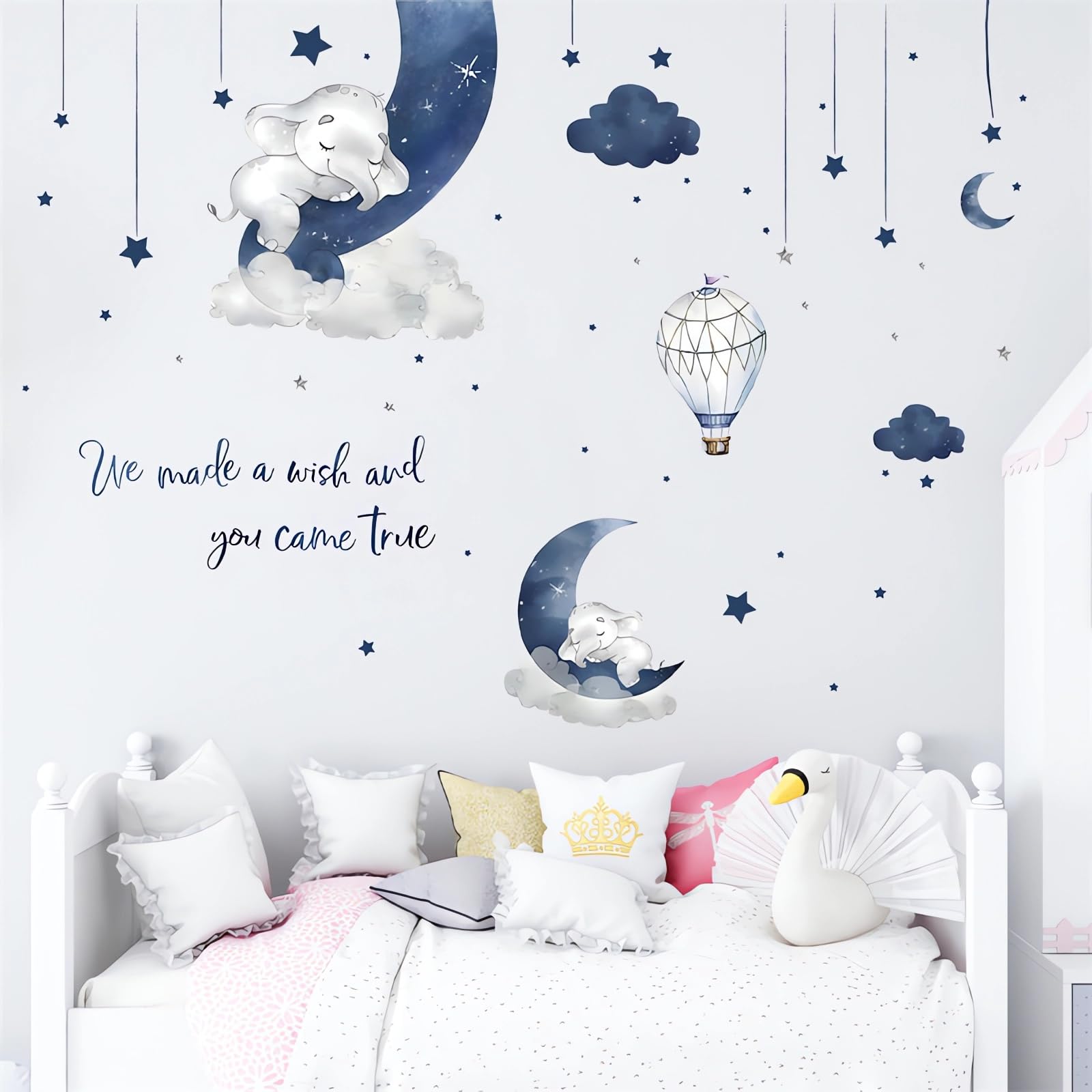 Great gift for baby showers or birthdays to decorate living spaces