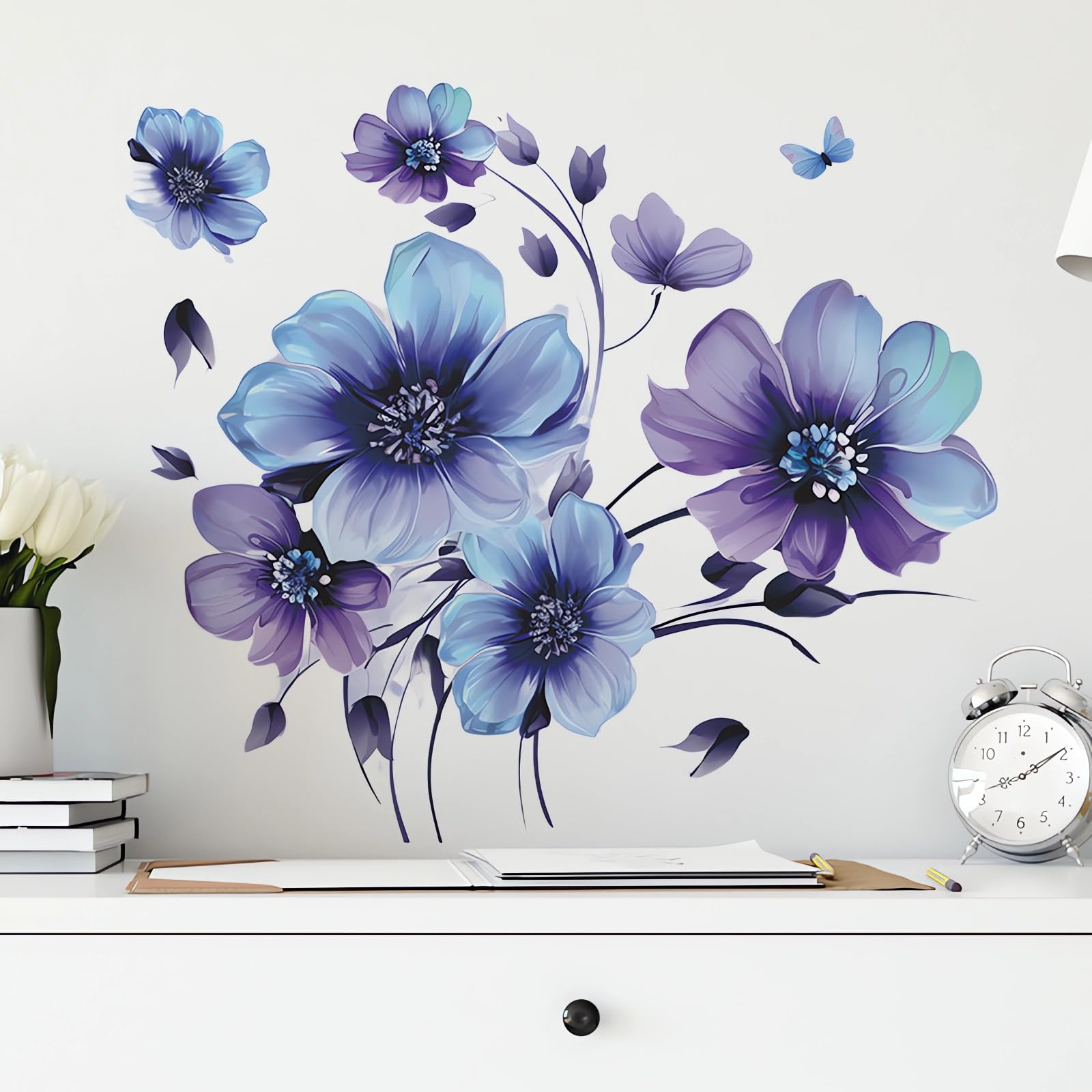 Sacinora removable vinyl peel-and-stick wall sticker is nursery-friendly and easy to reposition