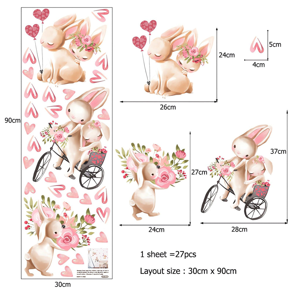 Sacinora removable vinyl wall decals for bedroom updates without residue