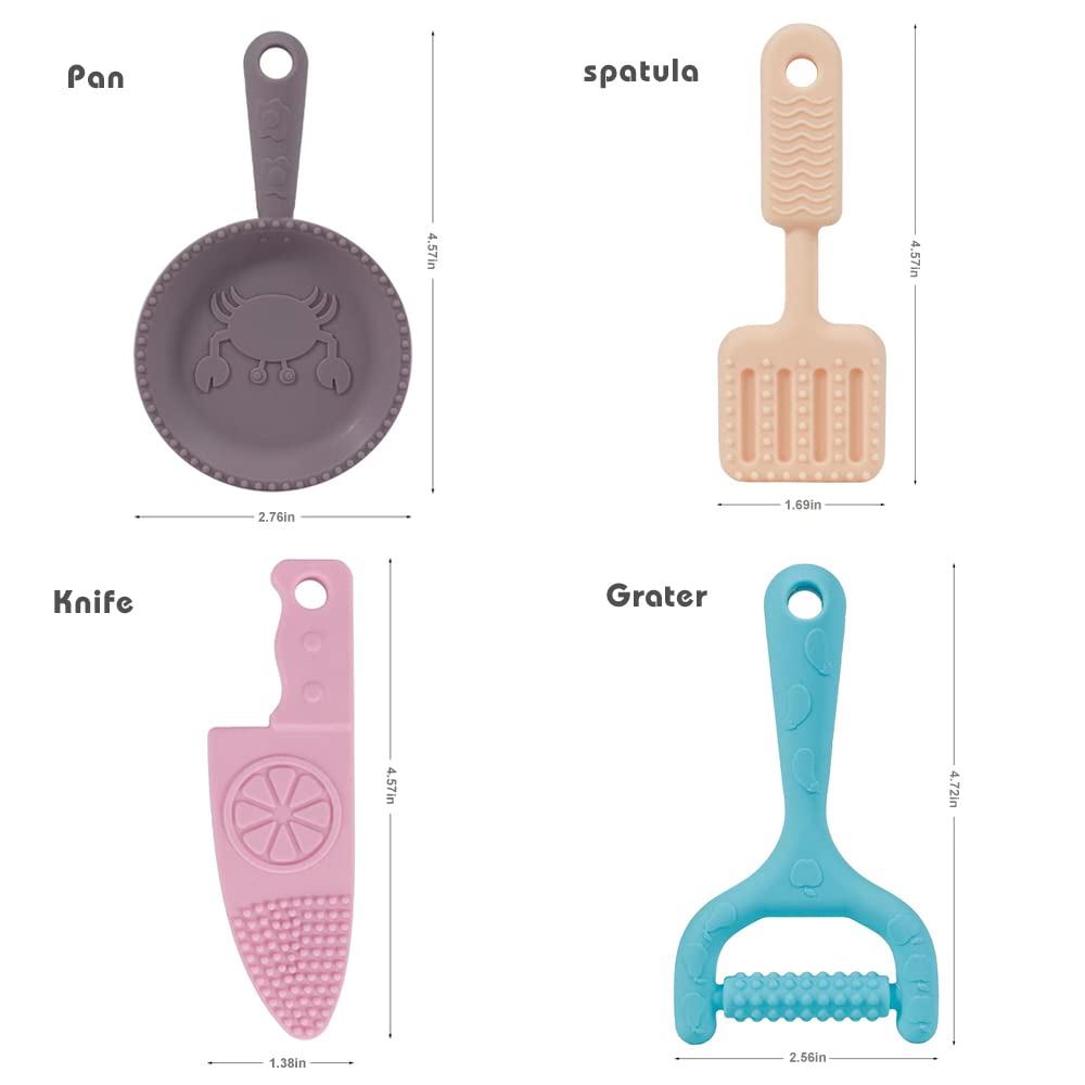 Sactulaz baby-clip teether helps prevent drops and dirt for easier use