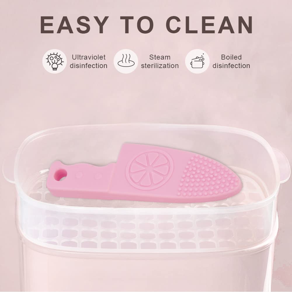 Sactulaz freezer-safe silicone teether stays cool to soothe during teething