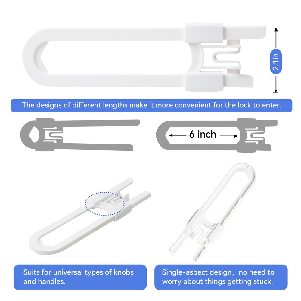 Safeasy 8-pack packaging ready to use for quick babyproofing.