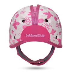 SafeheadBABY soft head protector for crawling shields gentle bumps during playtime.