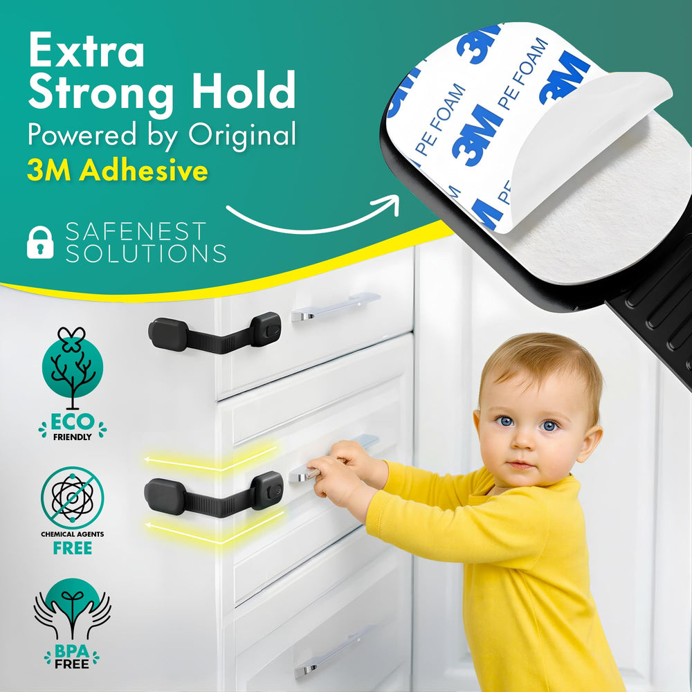 SafeNest alcohol prep pad included enables clean adhesion prep