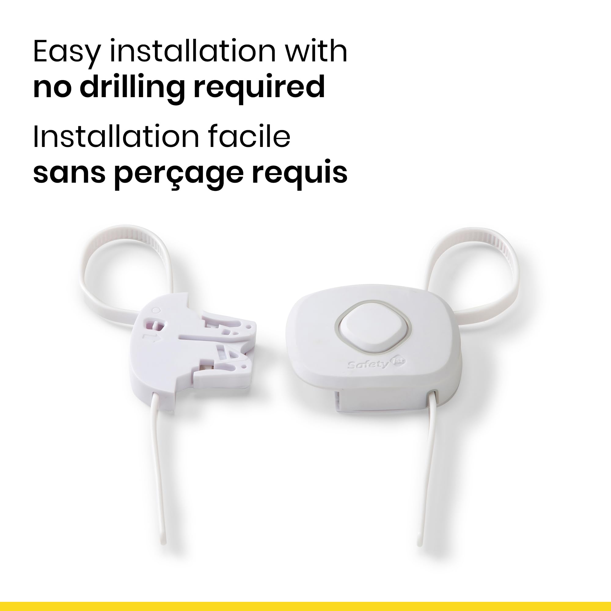 Safety 1st OutSmart Flex Lock adjustable fit 3 to 8 inches.