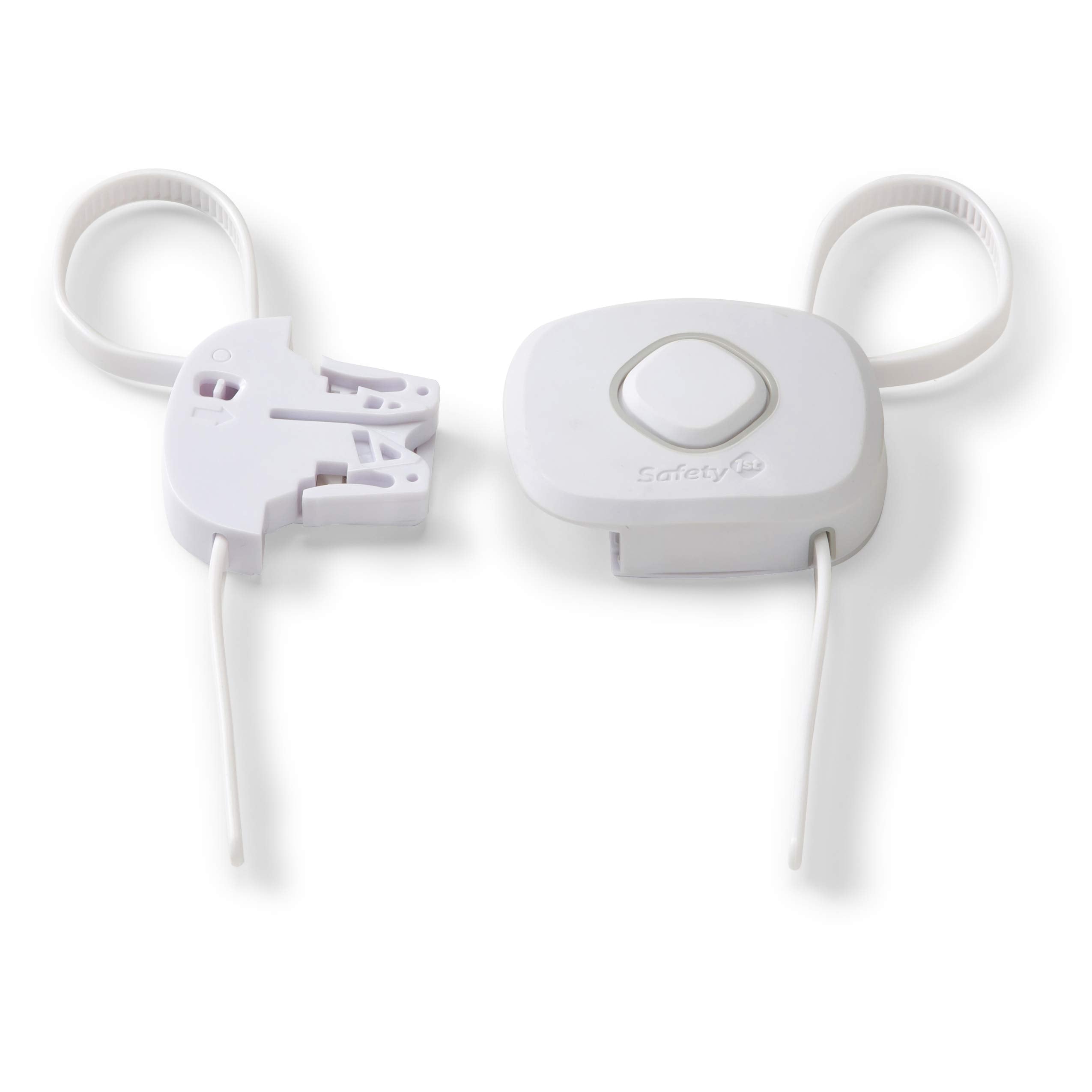 Safety 1st OutSmart Flex Lock adjustable strap enables quick fit.