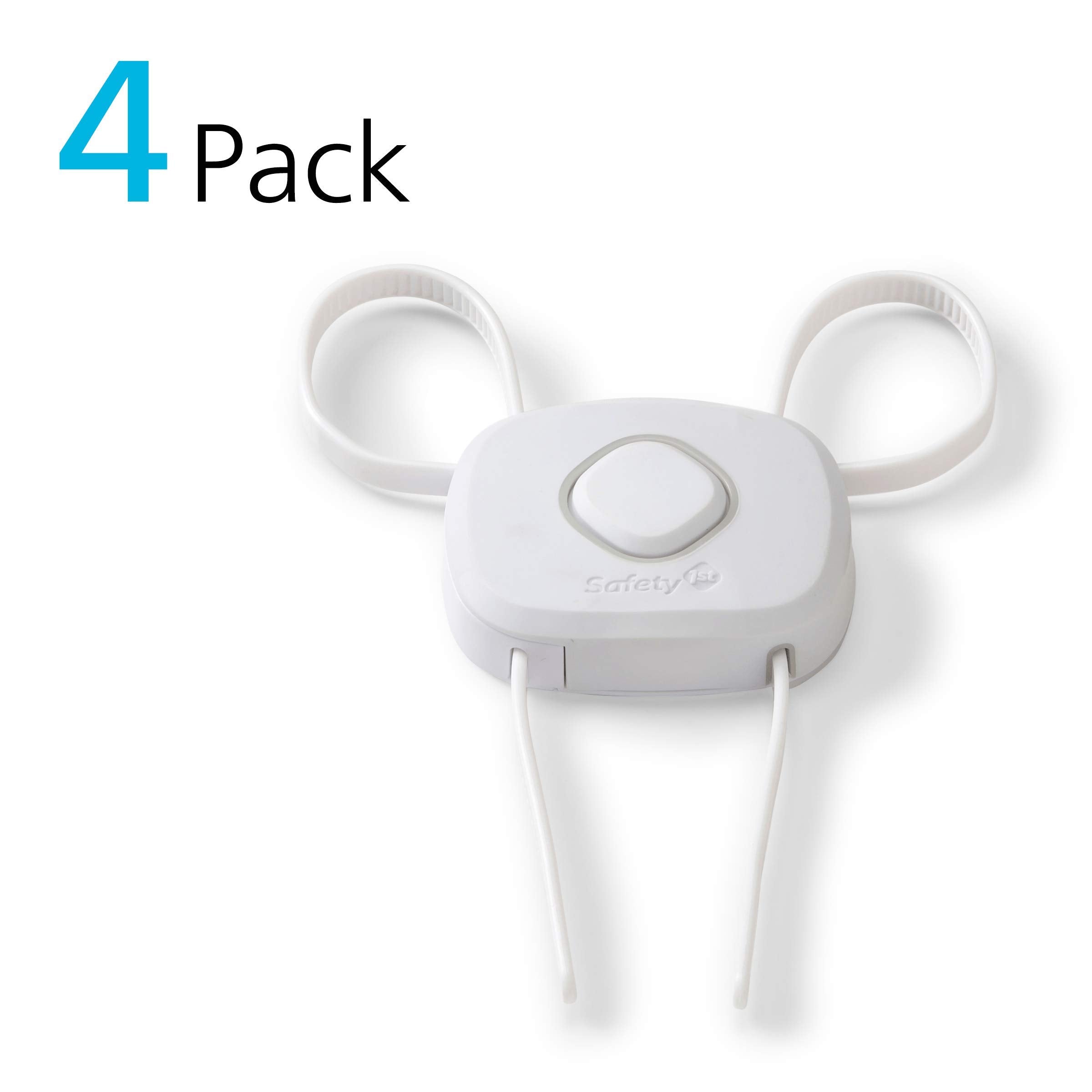 Safety 1st OutSmart Flex Lock flexible surface hides real buttons for safe-looking setup.