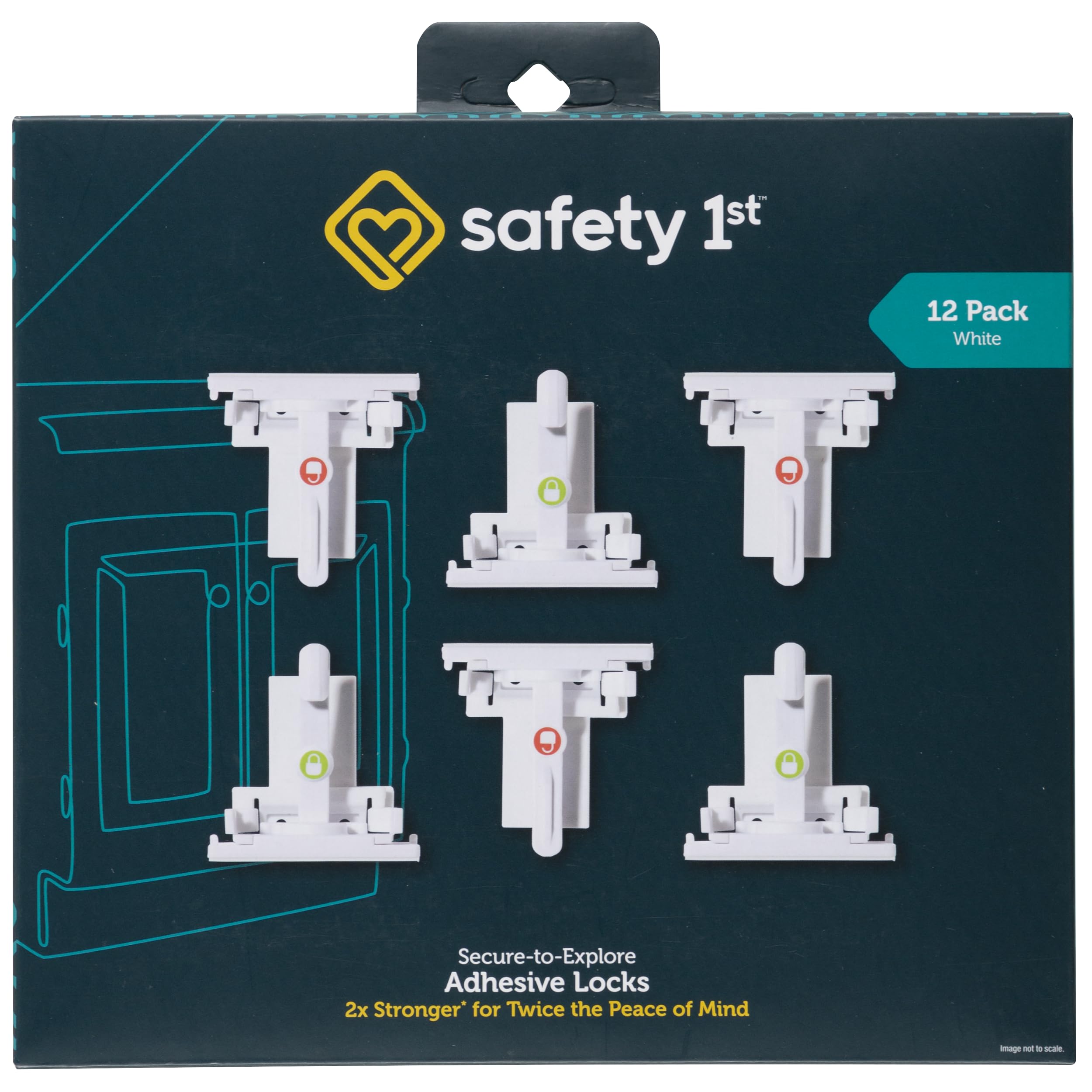 Safety 1st peel-and-stick install locks for quick baby proofing