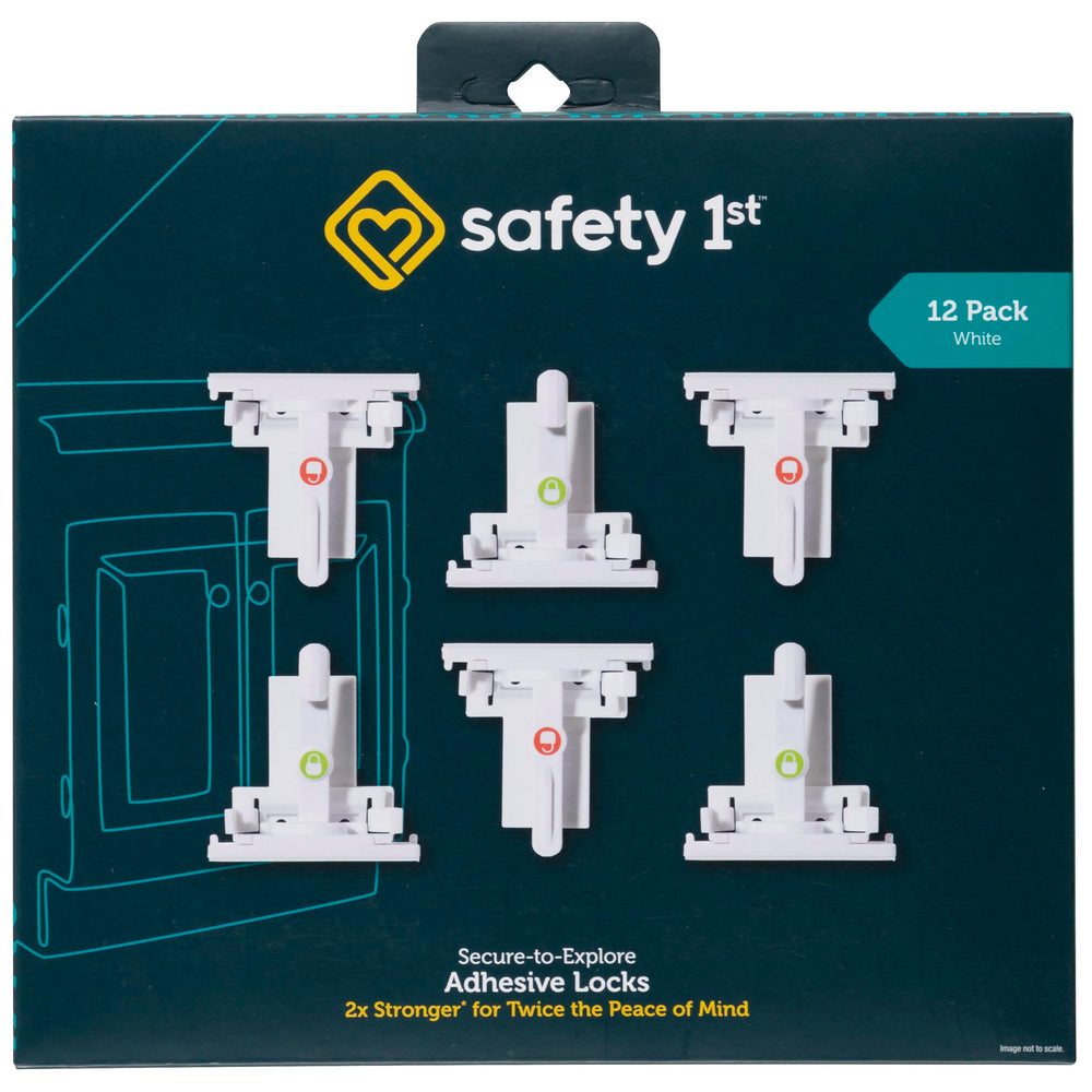 Safety 1st peel-and-stick install locks for quick baby proofing
