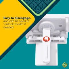 Safety 1st unlock mode provides easy access when needed