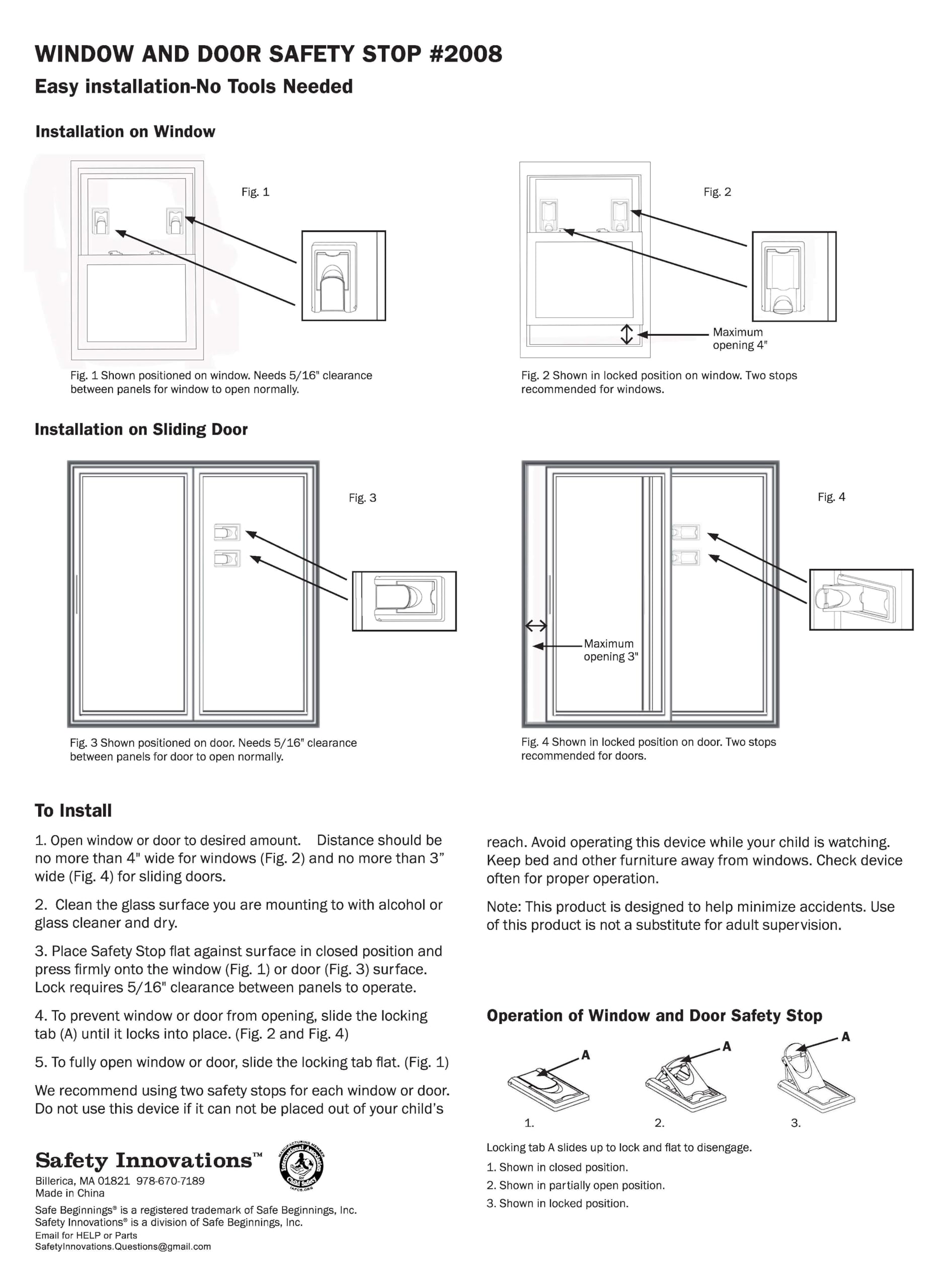 Safety Innovations easy-glide mechanism demonstrated during calm family moment