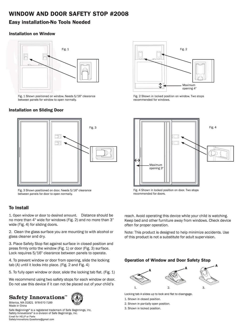 Safety Innovations easy-glide mechanism demonstrated during calm family moment