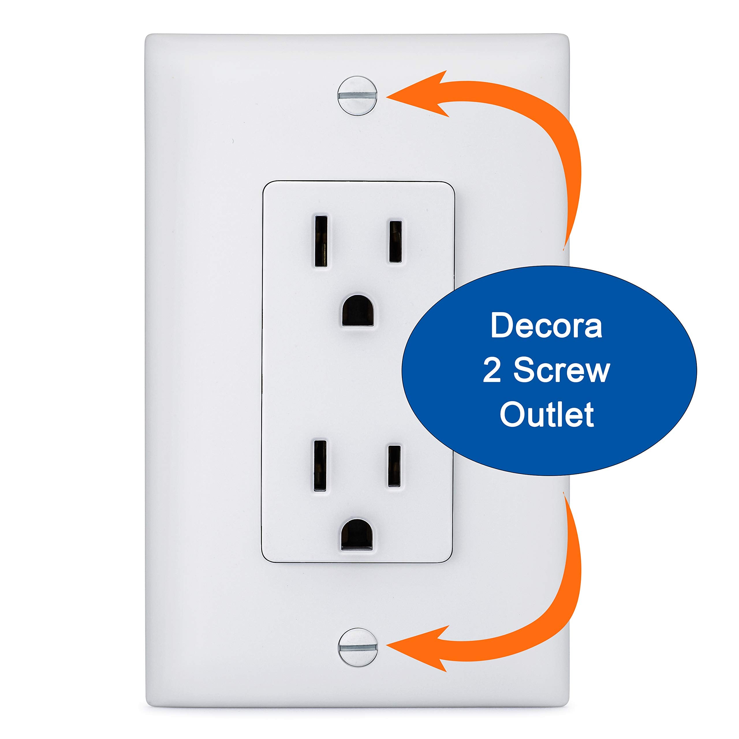 Safety Innovations self-closing Decora outlet cover pack of 6 offers multi-room safety