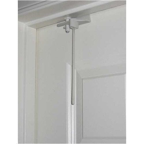 Safety Innovations top door lock installation peg makes mounting on 1 3/8 inch doors simple.