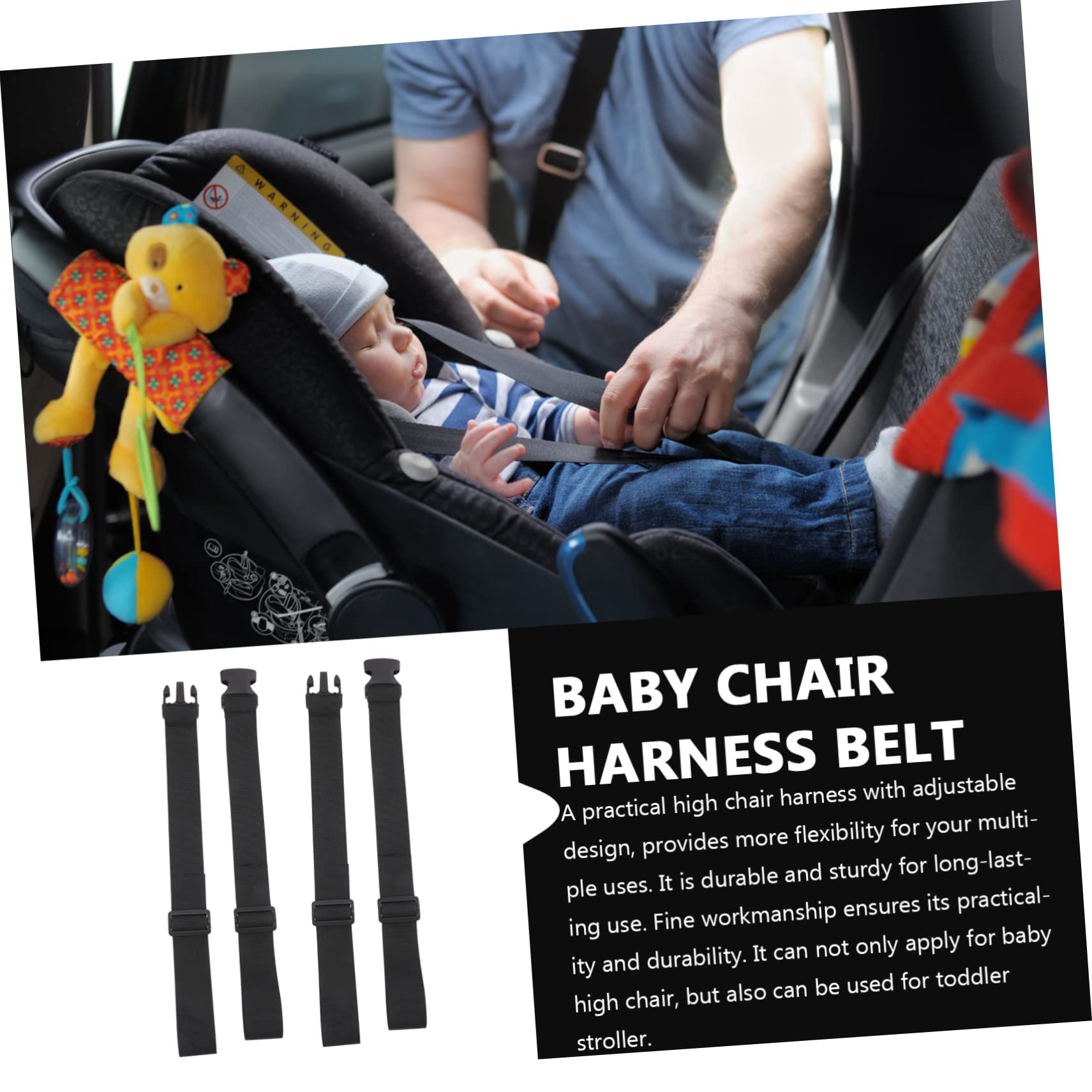 SAFIGLE adjustable buckle system for quick, customizable fit.