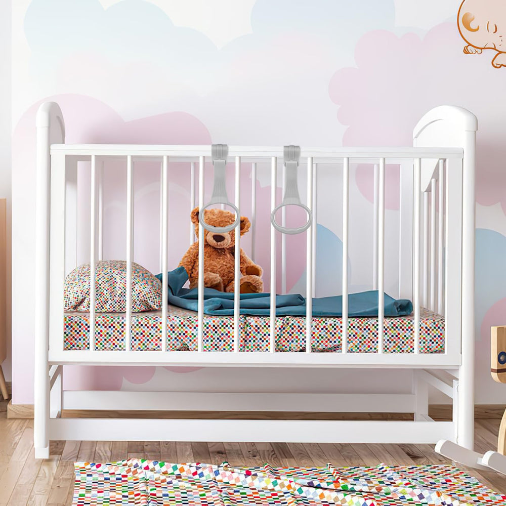 SAFIGLE infant nursery use demonstrates compatibility with cot and playpen
