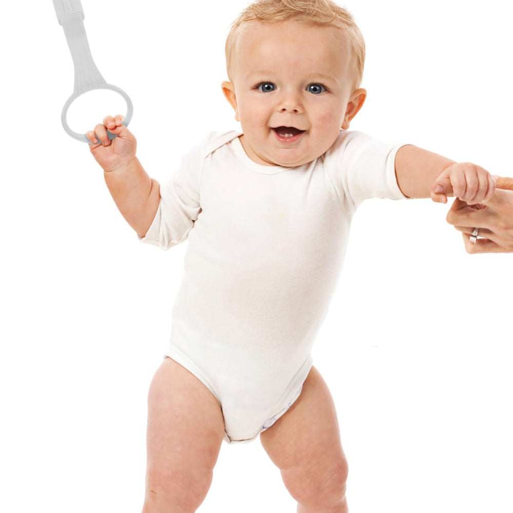 SAFIGLE playpen pull up rings clip-on setup demonstrates quick secure attachment