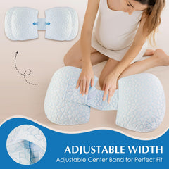 Safotad adjustable hook-and-loop strap close-up enables customizable belly support