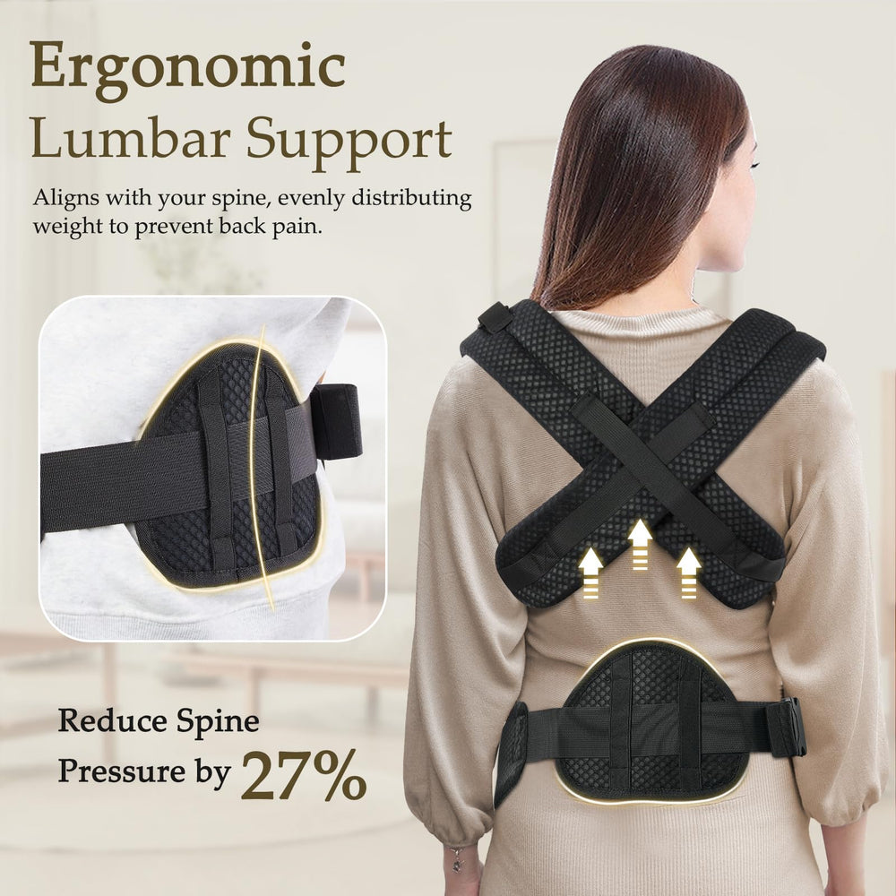 Safotad detachable waist support pad offers abdominal protection during front carrying