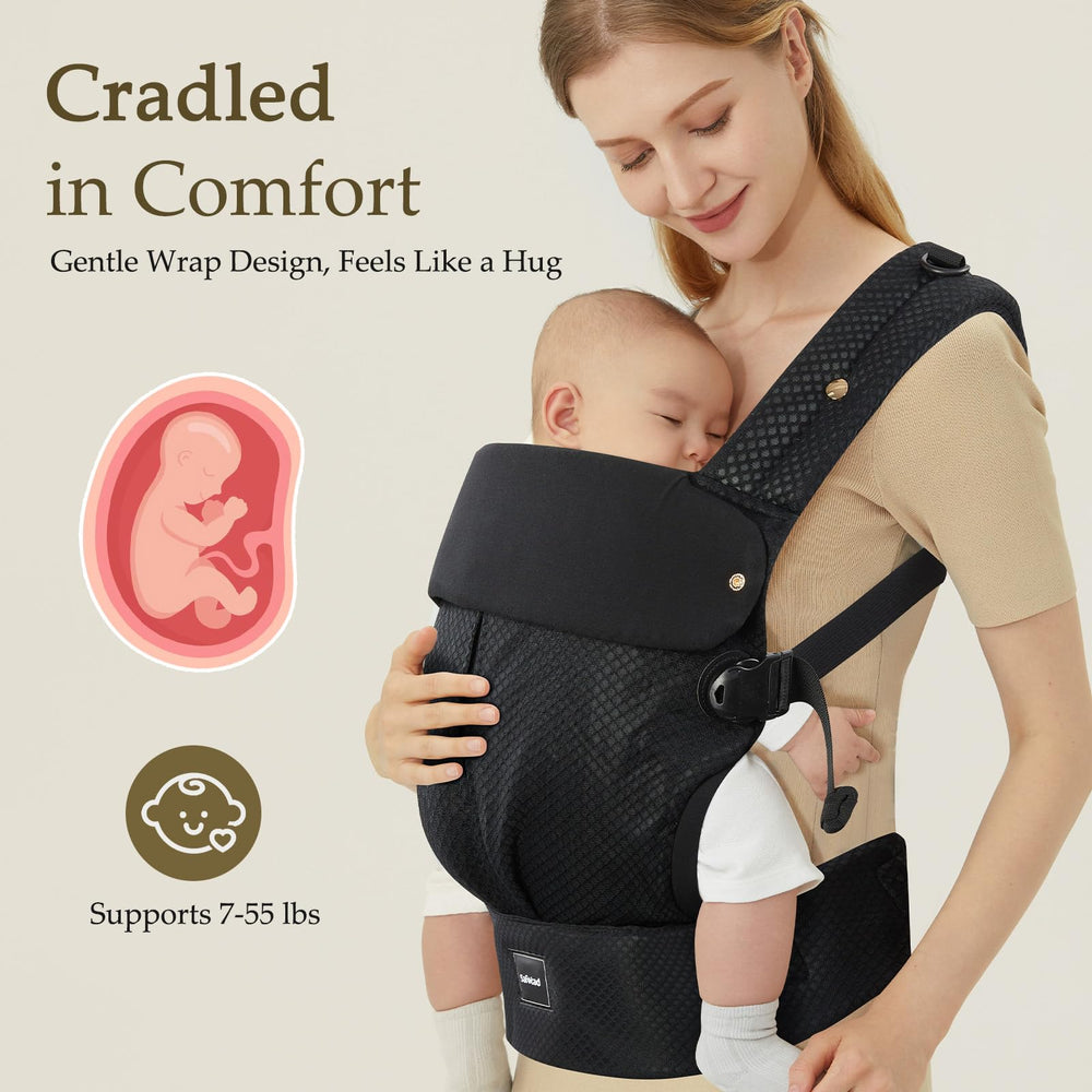 Safotad hanging rings on shoulder straps for toys and essentials