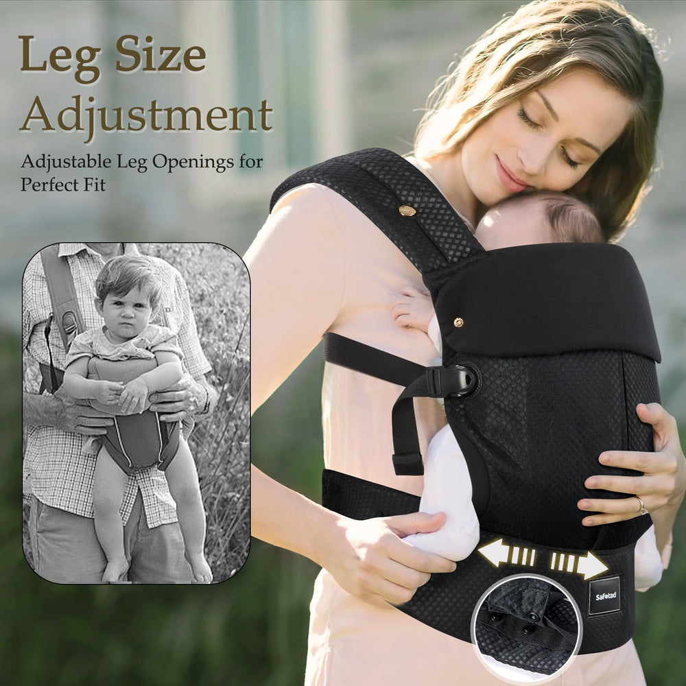 Safotad quick-release buckles with breathable back design for safety and airflow