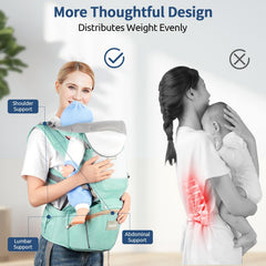 Safotad head-support feature providing neck and head stability during walks.